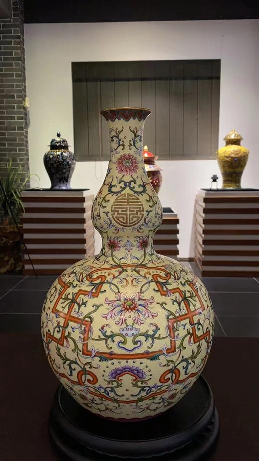 乾隆粉彩（大吉葫芦瓶）万寿延年瓶 商品图0