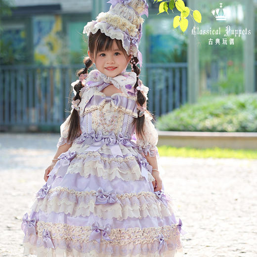 【再贩，全款预售】童装 安东尼蛋糕日常OP 蝶豆组 古典玩偶 Lolita【2025年12月31日起发货】 商品图0