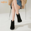 【新春秒杀】Safiya/索菲娅 棉靴女2022冬季新款真皮厚底防滑加绒保暖雪地靴女 SF2411A105 商品缩略图5
