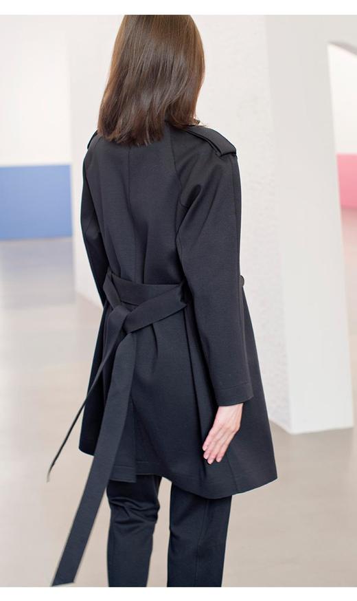 2楼名邦藏青色一手长休闲外套 商品图2