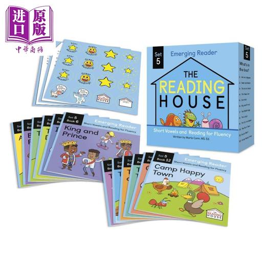【中商原版】The Reading House Set 5 Sh Vow & Read Fluency 阅读小房子5级 英文原版 儿童绘本 分级阅读 Marla Conn 4-8岁 商品图1