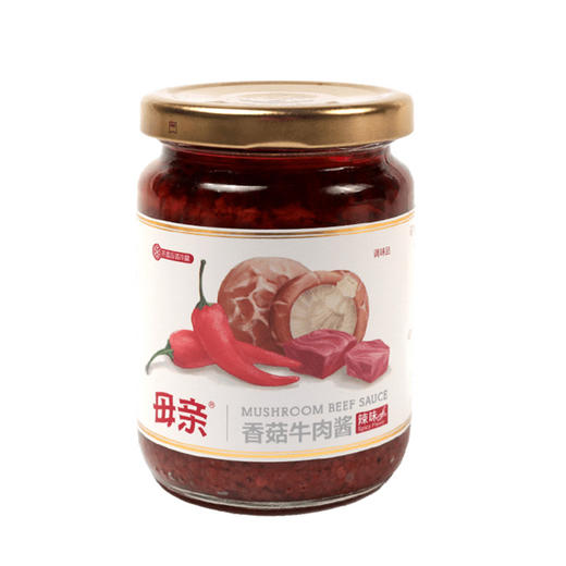 母亲牌香菇牛肉酱辣味210g（6935490263120） 商品图0