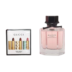 【保税直发】GUCCI/古驰花相似花之舞栀子花50ML正装套盒+古驰三件套