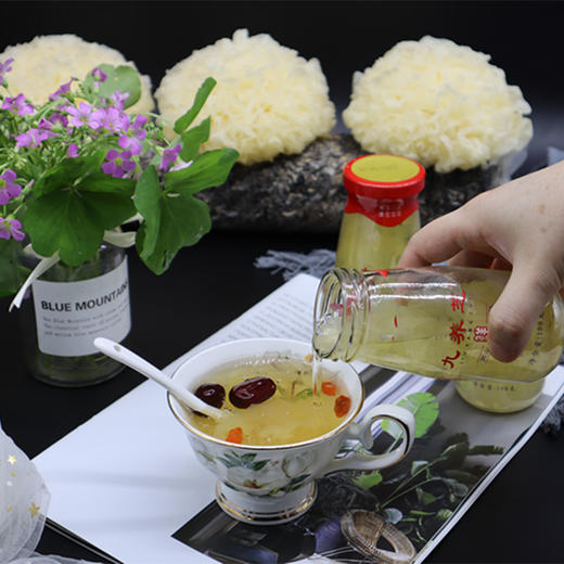 【古田鲜炖银耳羹 】红枣枸杞银耳羹、又好吃又方便、满满的胶原蛋白、198ml/瓶 商品图1