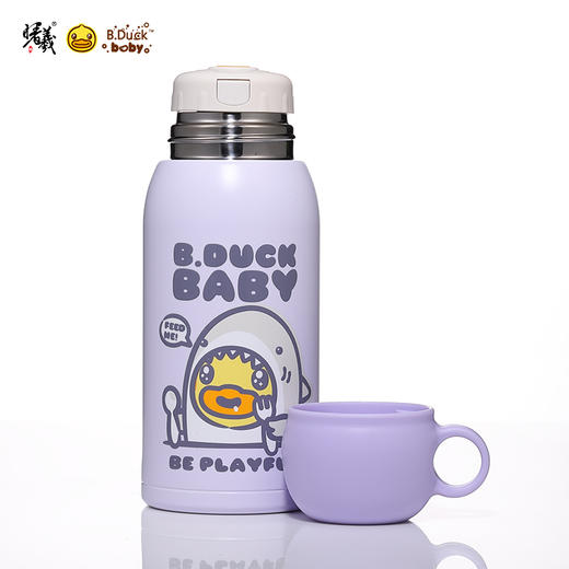 B.DUCK滴答保温水壶650ML紫色FU-21-1931 商品图0