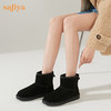 【新春秒杀】Safiya/索菲娅 棉靴女2022冬季新款真皮厚底防滑加绒保暖雪地靴女 SF2411A105 商品缩略图4