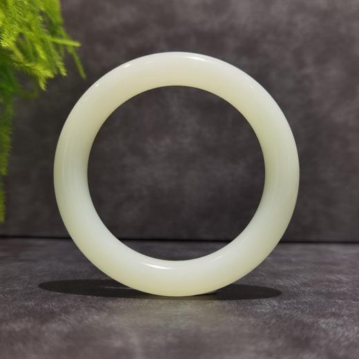 【御珠宫坊·传承系列】羊脂白玉手镯56.5mm 商品图7
