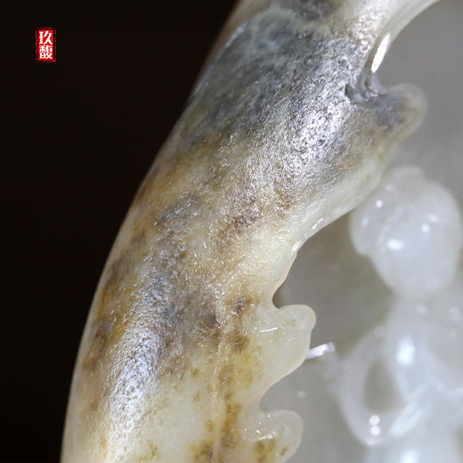 和田玉（白玉）籽料摆件--嫦娥奔月 1018g 商品图6