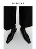 HIDEMI【当当同款】极简方尖头内增高踝靴短靴 牛皮/漆皮/麂皮 商品缩略图9