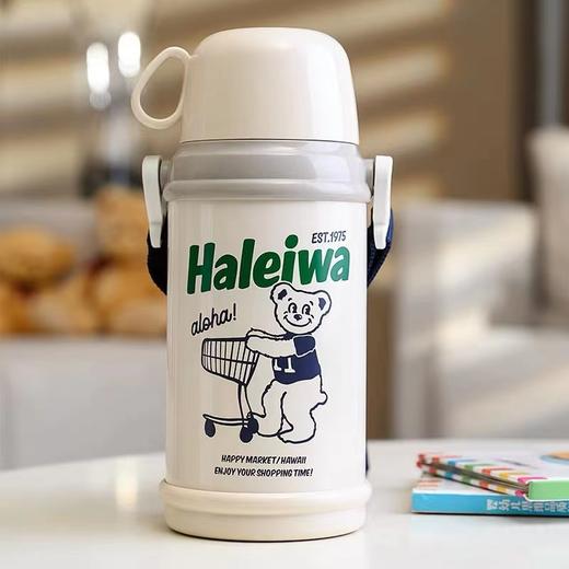Haleiwa儿童保温杯316不锈钢大容量一杯两用直饮保温杯 商品图2