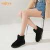 Safiya/索菲娅 女鞋2022冬季新款户外棉鞋厚底防滑加厚保暖雪地靴 SF2411A099 商品缩略图3