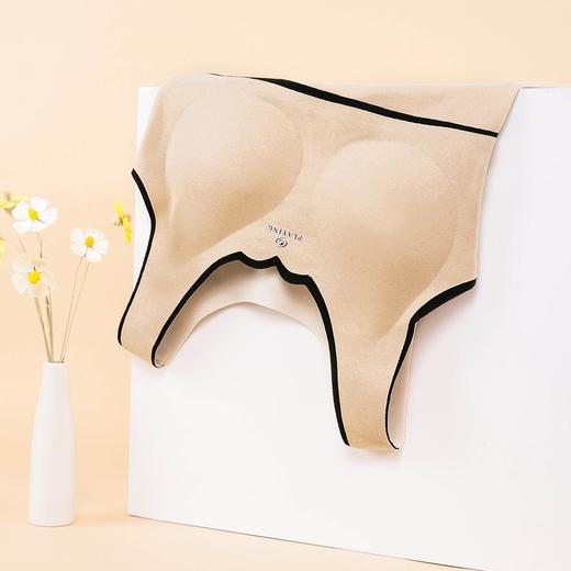 雅黛丽保暖内衣上衣磨毛聚拢带胸垫圆领保暖背心女 商品图3