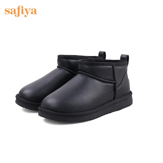【春节不打烊】Safiya/索菲娅 冬季低帮加绒雪地靴2022冬季新款女羊毛保暖防滑短靴女 SF2411A096 商品图12