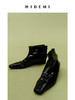 HIDEMI【当当同款】极简方尖头内增高踝靴短靴 牛皮/漆皮/麂皮 商品缩略图8