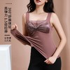 轻奢蕾丝速暖德绒保暖内衣女免穿内衣固定胸垫聚拢防下垂无痕美背 商品缩略图4