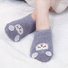 珊瑚绒可爱保暖地板袜秋冬加绒加厚卡通睡眠袜居家防滑空调袜子女 商品缩略图6