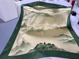 高原风情方巾
