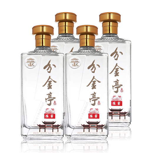 分金亭白酒 42度 陈窖 500ml*4瓶礼盒装 商品图3