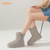 Safiya/索菲娅 雪地靴2022年冬季新款加绒加厚防滑保暖雪地短靴女 SF2411A082 商品缩略图3