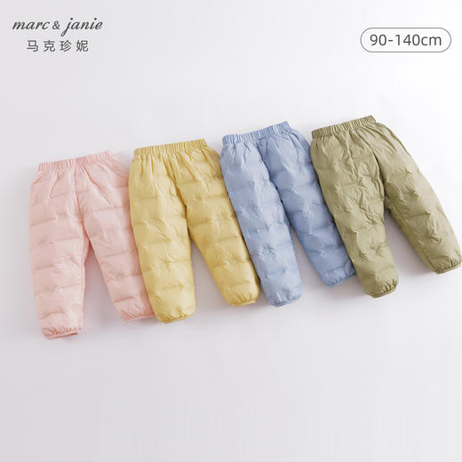 马克珍妮秋冬男女童超轻保暖羽绒裤221916 商品图0