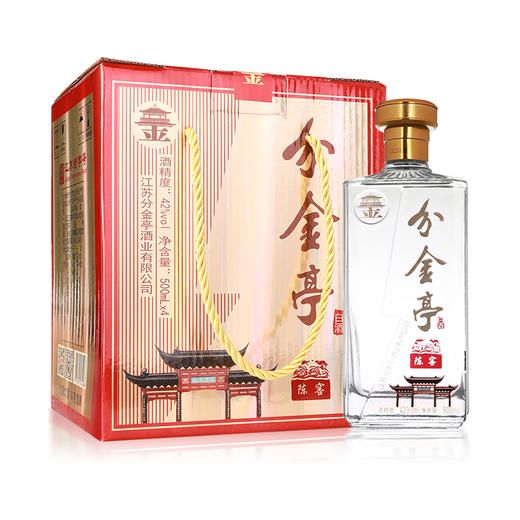 分金亭白酒 42度 陈窖 500ml*4瓶礼盒装 商品图1