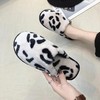 黛唯梵爆款包头韩版豹纹毛绒加厚保暖时尚家用卧室平底防滑秋冬棉拖女潮 商品缩略图2