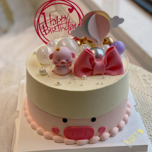 小粉猪（提前2天预定）翻糖款；小猪插件随机 商品图1