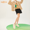 【春节不打烊】Safiya/索菲娅 冬季低帮加绒雪地靴2022冬季新款女羊毛保暖防滑短靴女 SF2411A096 商品缩略图4