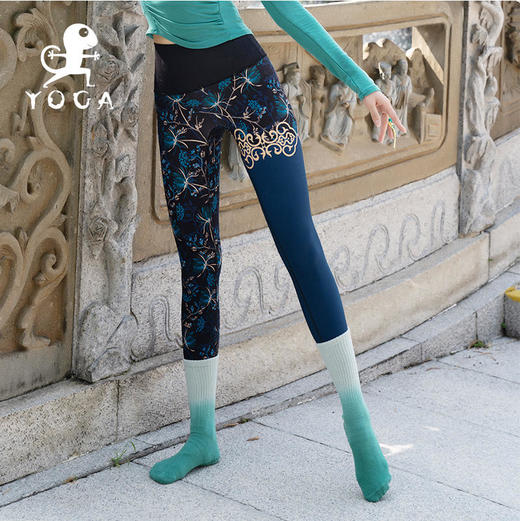 壁虎瑜伽【2210WZ193】扎染中通防滑瑜伽袜【5天发货】 商品图2