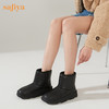 【春节不打烊】Safiya/索菲娅 新款加绒短筒靴2022冬季新款保暖羊毛加厚防滑雪地靴女 SF2411A057 商品缩略图3