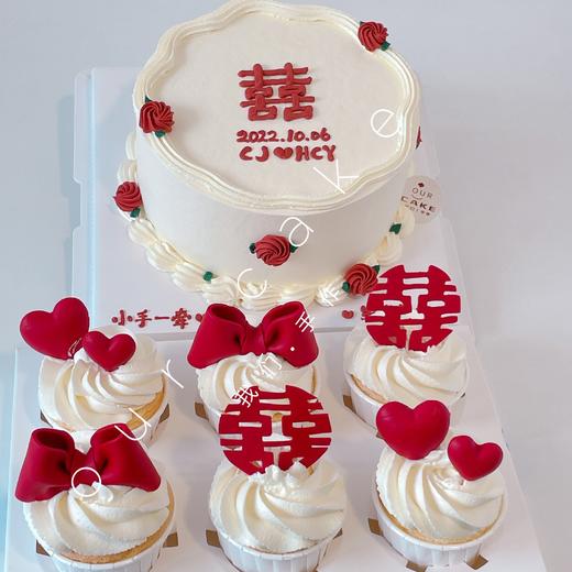 领证订婚结婚纪念蛋糕-低糖处理无添加 商品图2