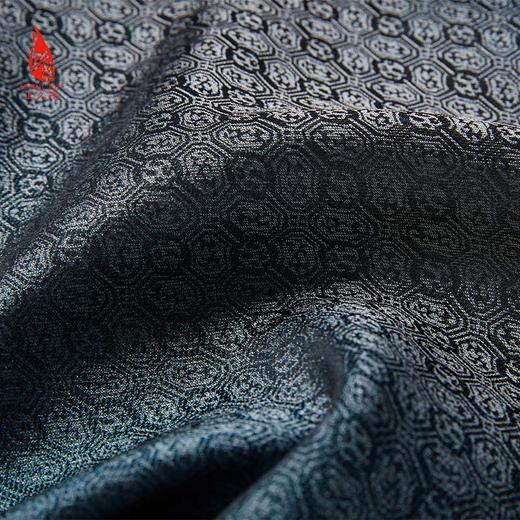 SAINTJOY/上久楷宋锦围巾 水墨幻影深宝蓝色SCS20001 商品图3