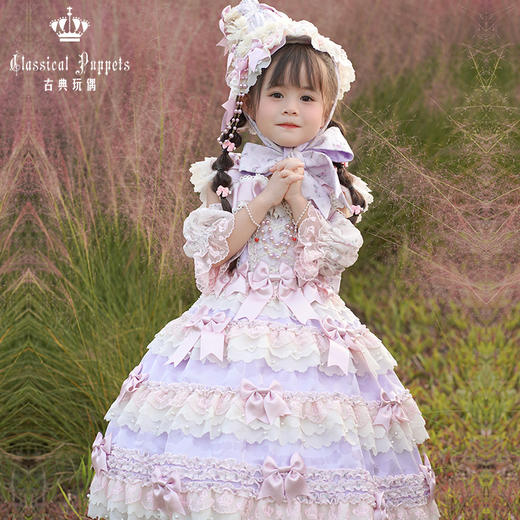 【再贩，全款预售】童装 安东尼蛋糕日常OP 蝶豆组 古典玩偶 Lolita【2025年12月31日起发货】 商品图2