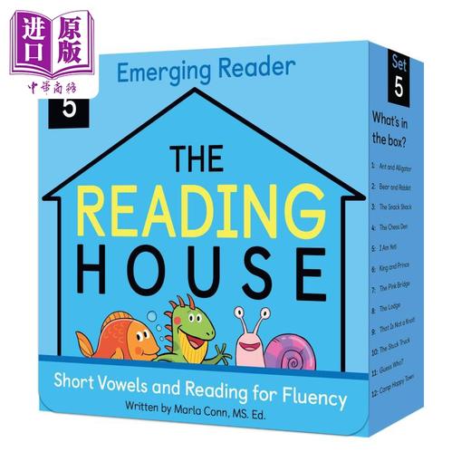 【中商原版】The Reading House Set 5 Sh Vow & Read Fluency 阅读小房子5级 英文原版 儿童绘本 分级阅读 Marla Conn 4-8岁 商品图0