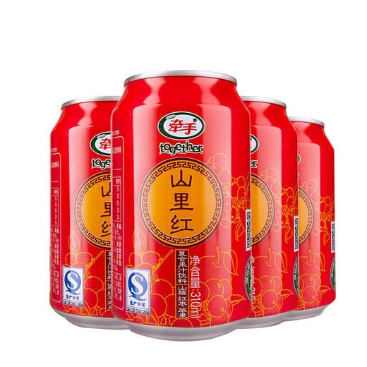 牵手山里红饮料复合果汁饮料310ml 山楂+红枣+苹果汁 商品图1