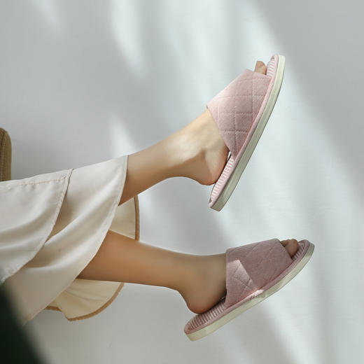 黛唯梵轻便拖鞋男四季开口居家家用防滑拖鞋女情侣拖鞋 商品图3