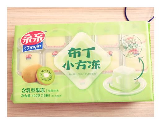 亲亲布丁小方冻袋装 420g猕猴桃味 商品图0