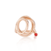 ROSEONLY 玫瑰系列 LOVE ROSE 戒指 18K玫瑰金镶红宝 商品缩略图1
