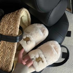 【女款】河南桑坡雪地靴 凯旋拖鞋羊皮毛一体  35-40码