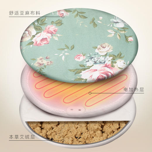 【白塔汉医】9档控温 电加热腰腹 艾灸宝 电热肩颈热敷 商品图2