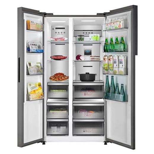 Midea/美的 BCD-605WKGPZM风冷无霜一级变频净味家用对开双门冰箱 商品图3