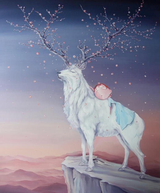 吴琼《风中的童花 No.3》88版 商品图0