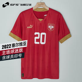 SFS彪马2022世界杯塞尔维亚主场球迷版球衣短袖足球服765760-01
