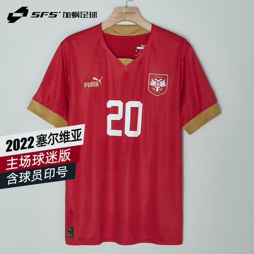 SFS彪马2022世界杯塞尔维亚主场球迷版球衣短袖足球服765760-01 商品图0