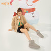 【新春秒杀】Safiya/索菲娅 棉靴女2022冬季新款真皮厚底防滑加绒保暖雪地靴女 SF2411A105 商品缩略图2