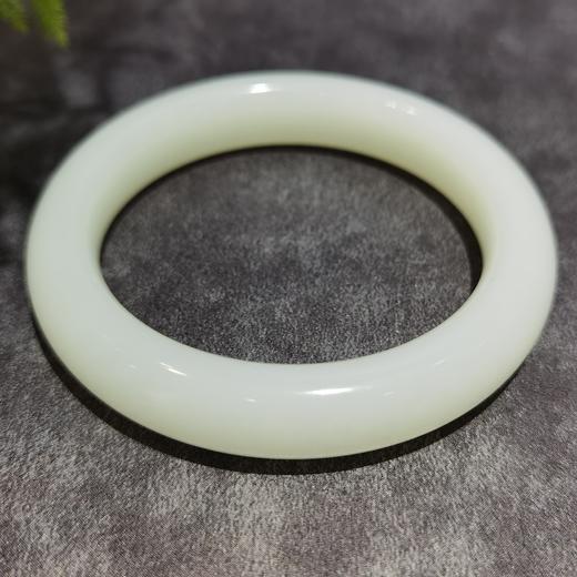 【御珠宫坊·传承系列】羊脂白玉手镯56.5mm 商品图5