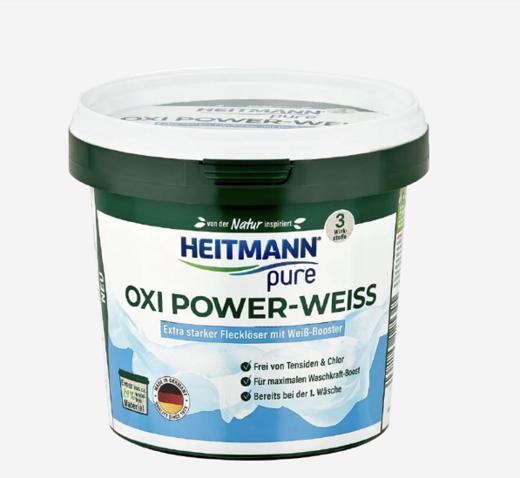 海特先生（HEITMANN™）活性氧白衣亮白除渍粉500g 商品图0