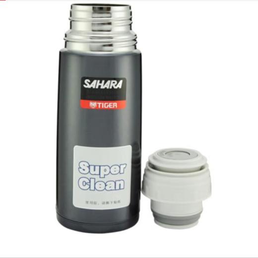 日本虎牌Tiger 不锈钢真空保温杯子弹头 350ml 亮炫黑 商品图3