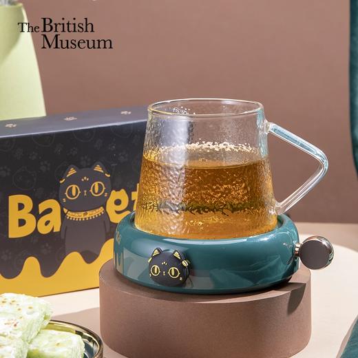 大英博物馆盖亚·安德森猫和她的朋友们系列巴斯特萌猫加热杯垫 商品图0