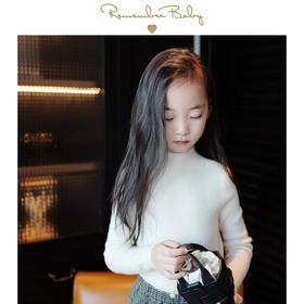 现货 / MAPLE LEAVES | 康赛妮100%羊绒无缝打底上衣 珍珠白 / 经典黑  亲子款